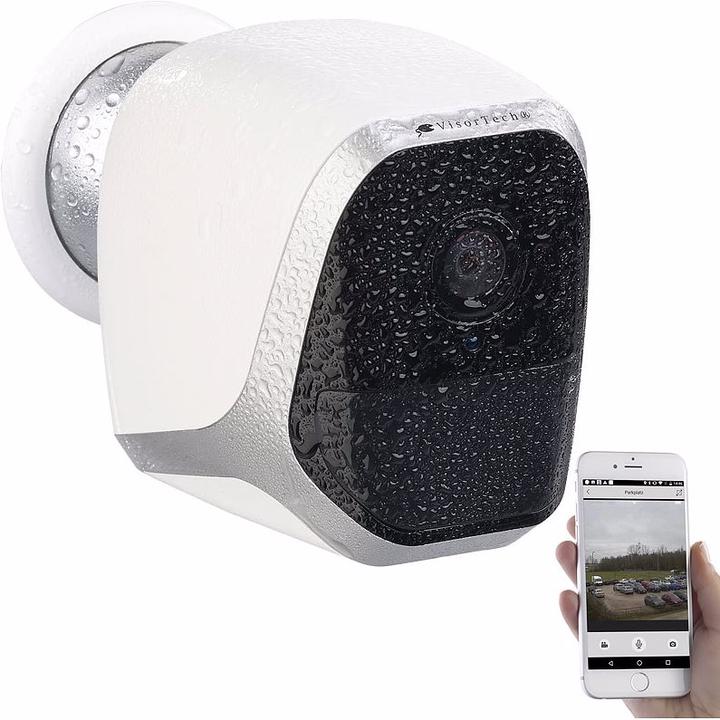 VisorTech IP-HD-Überwachungskamera mit App