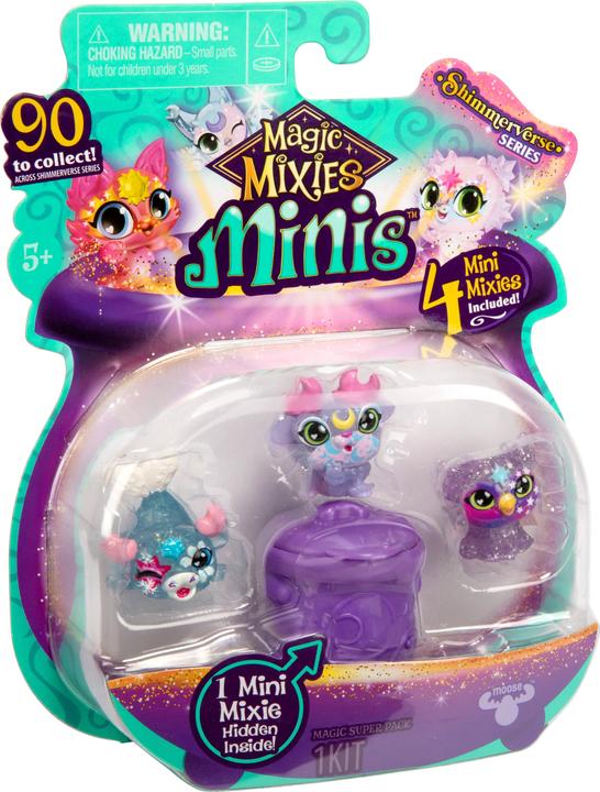 Actual product image Moose 4 Fig Mini Magic Mixies