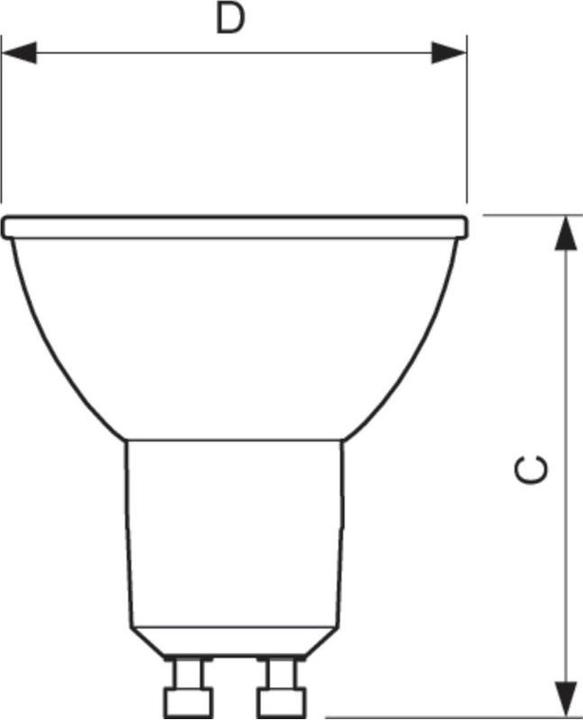 Actual product image Philips Professional Mas (GU10, 3.70 W, 270 lm, 1 x, F)