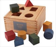 Wooden Story Rainbow Shape Sorter Box (English)