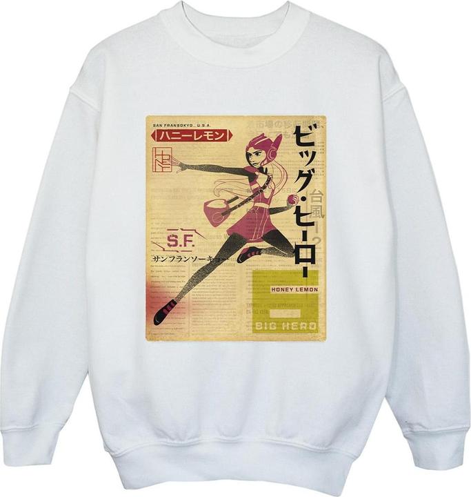 Image du produit Disney - Sweat BIG HERO BAYMAX HONEY LEMON NEWSPAPER - Garçon (152, 158)