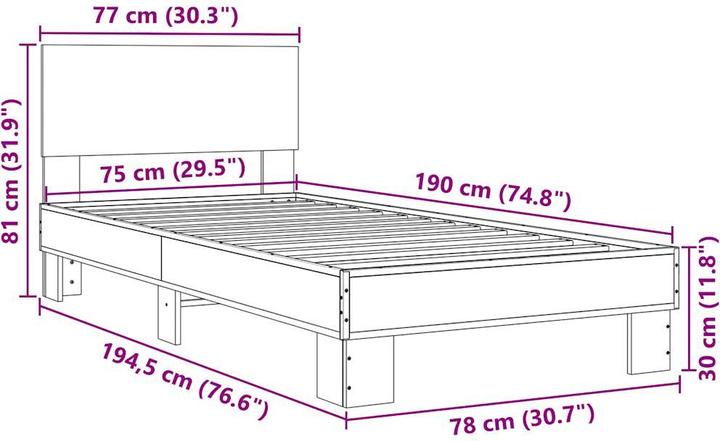 Produktbild VidaXL Kanika (75 x 190 cm)
