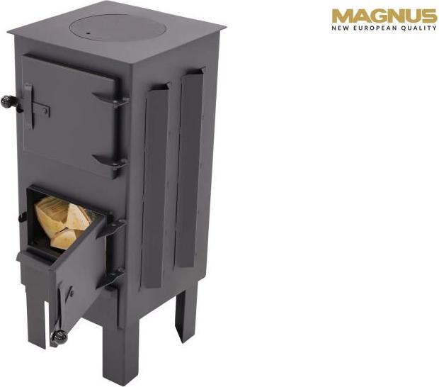 Immagine prodotto Markone Stufa Magnus con mattone GT9 nero Stufa per officina