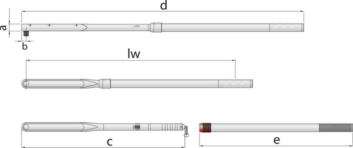 Produktbild Gedore Drehmomentschlüssel DREMOMETER EL 1" 750-2000 Nm (1", 750 Nm, 2000 Nm)