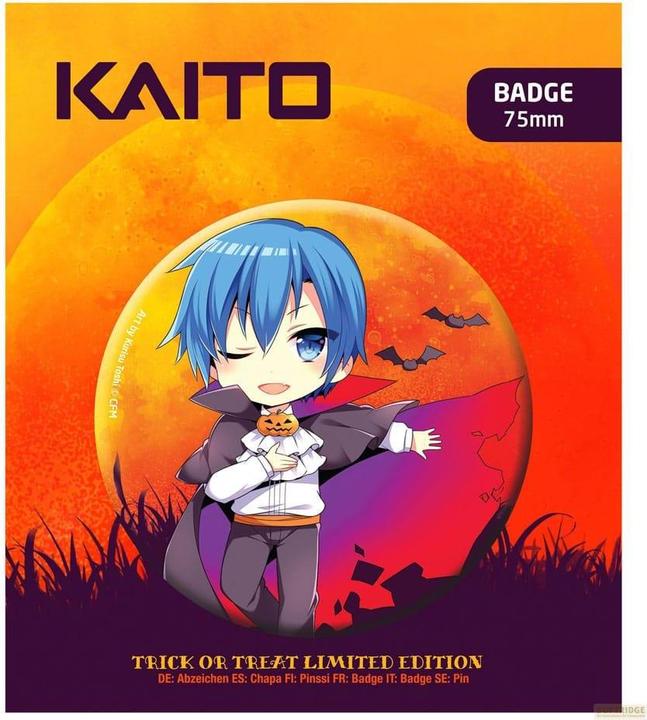 POPbuddies Hatsune Miku Ansteck-Button Halloween Limited Edition Kaito