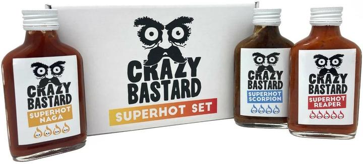 Image du produit Crazy Bastard Sauce Sauces Crazy Bastard, 3 x 100 ml (860 g)