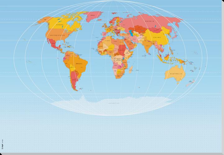 Immagine prodotto Sigel Blocco da tavolo in carta, mappa del mondo, 59,5x41 cm (circa DIN A2), 30 fogli (59,5 x 41 cm)