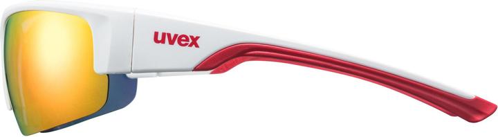 Produktbild Uvex Sports Sportstyle 215 (weiss matt-rot, Mirror Red)
