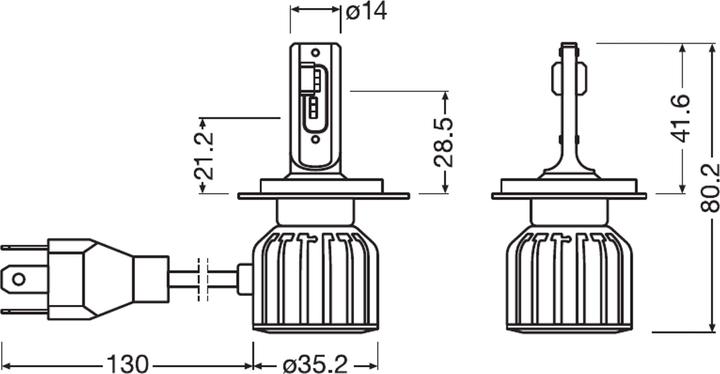 Immagine prodotto Osram LEDriving Off-Road Retrofit LED (H4)