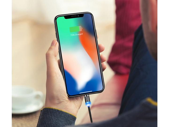 Image du produit Floveme Insnap Câble de charge MicroUSB avec connecteur magnétique (USB 1.0)