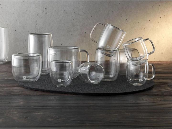 Image du produit Zwilling Verres à espresso Sorrento Plus à double paroi avec poignée set de 2 (80 ml, 2 x)