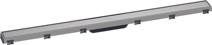 Productafbeelding hansgrohe RainDrain Match afgewerkte set douchegoot 1000 met in hoogte verstelbaar frame (geborsteld (1000 mm)
