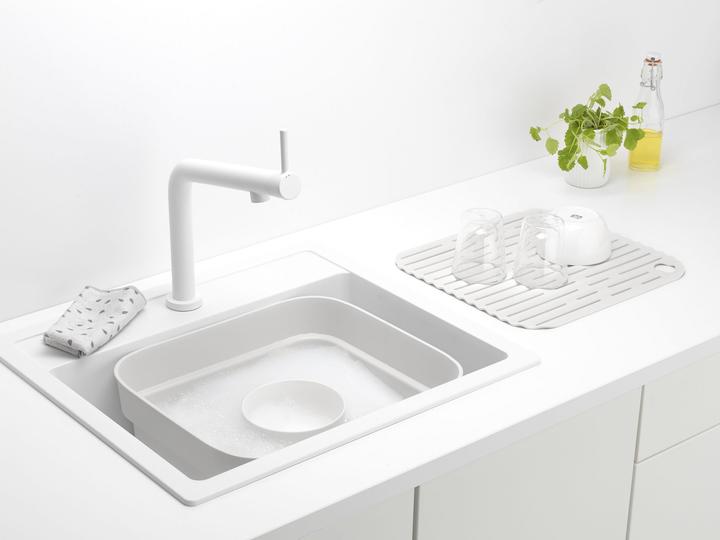Produktbild Brabantia Waschbecken mit Abtropfboden, Grau (34.40 cm, 37.40 cm)