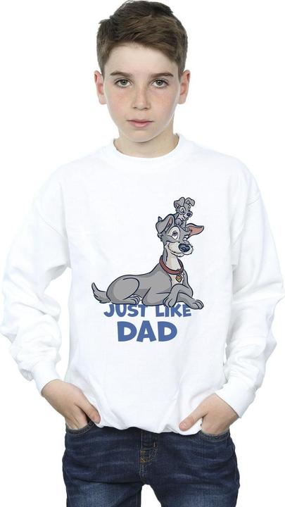 Image du produit Disney - Sweat LADY AND THE TRAMP JUST LIKE DAD - Garçon (152, 158)