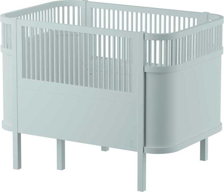 Actual product image Sebra Baby & Junior Bed Mist Green (70 x 110 cm)
