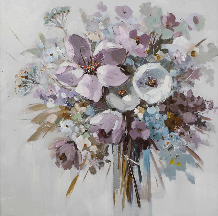 Produktbild Alldecor Bild Blumenstrauss (80 x 80 cm)