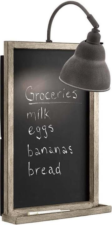 Actual product image Elstead Lighting Chalkboard wall light E27 Weathered zinc (E27)