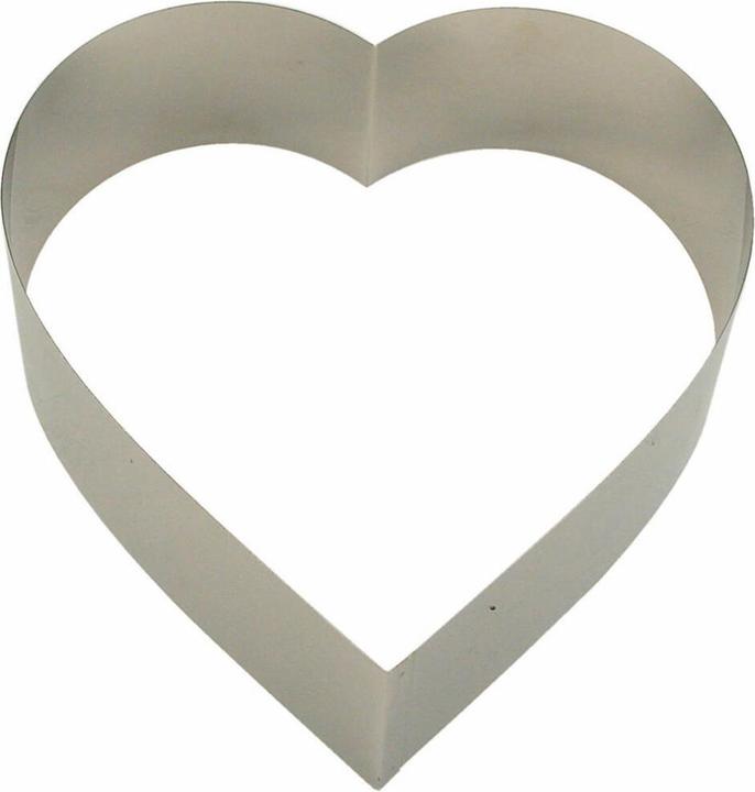 Immagine prodotto Städter Telaio per torte in acciaio inossidabile Cuore (26 cm)