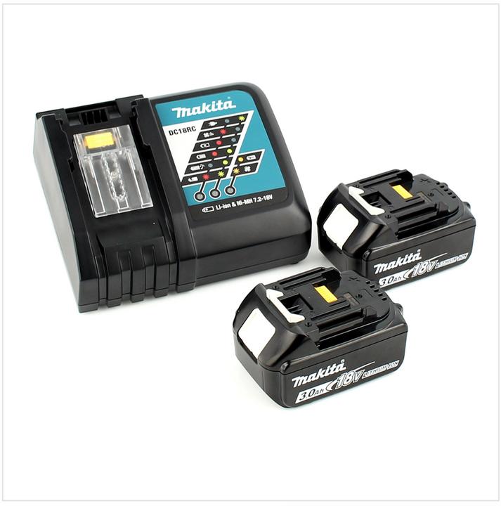 Produktbild Makita DTW 190 RFJ Akku Schlagschrauber 18V + 2x Akku 3,0Ah + Schnellladegerät + Makpac (Akkubetrieb)