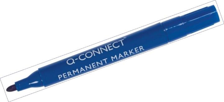 Actual product image Q-Connect Permanent marker with bullet tip (Blue, 2 mm, 1 x)