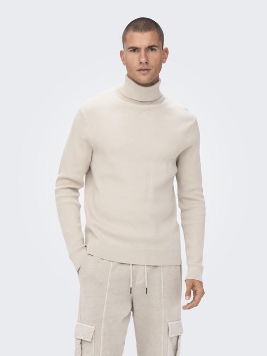 Actual product image Only & Sons High Neck Knit Sweater (XXL)