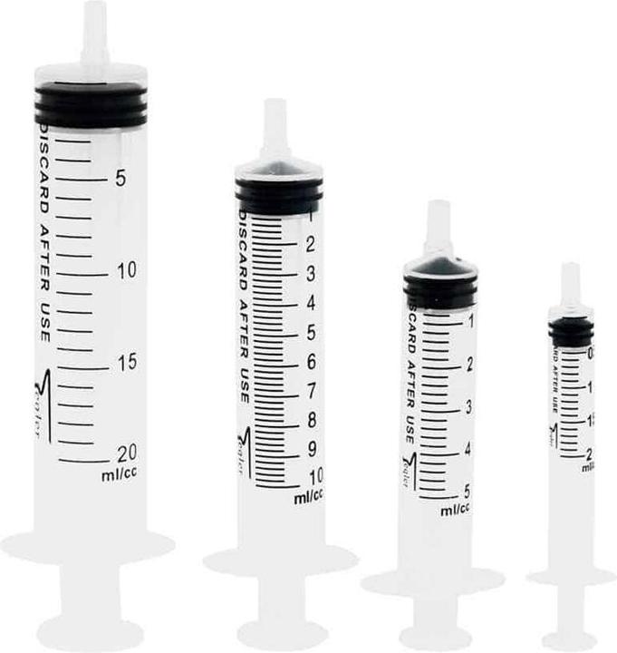 Actual product image Henry Schein Einmalspritzen, 3-teilig, Luer 2 ml