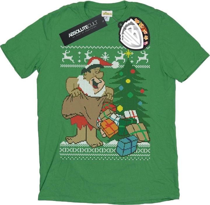Produktbild The Flintstones Christmas Fair Isle TShirt (L)