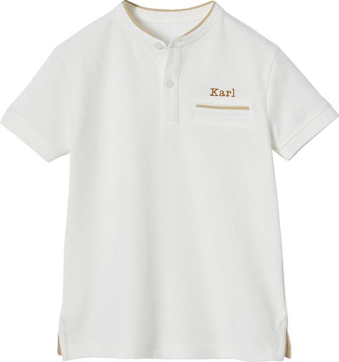 Vertbaudet Jungen Poloshirt mit Stehkragen (140)