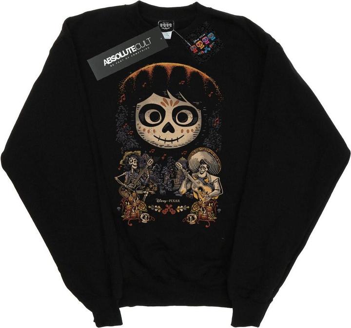Actual product image Disney Girls Coco Miguel Face Poster Sweatshirt (128)