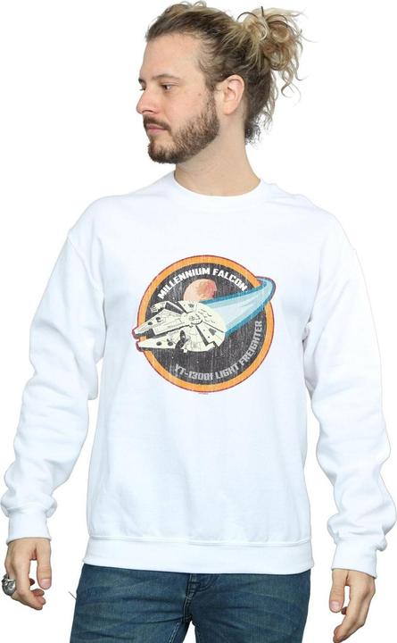 Immagine prodotto Star Wars Millennium Falcon Badge Felpa Uomo (M)
