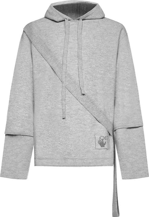 Off White Wool Sweatshirt