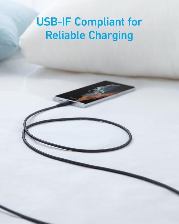 Produktbild Anker 322 USB-A to USB-C Cable Nylon, 1. (1.83 m, USB 2.0)