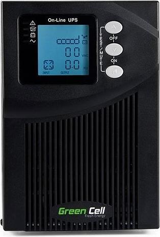 Actual product image GreenCell Online MPII 1000VA Black - Online UPS (1000 VA, 900 W, Online double converter UPS)