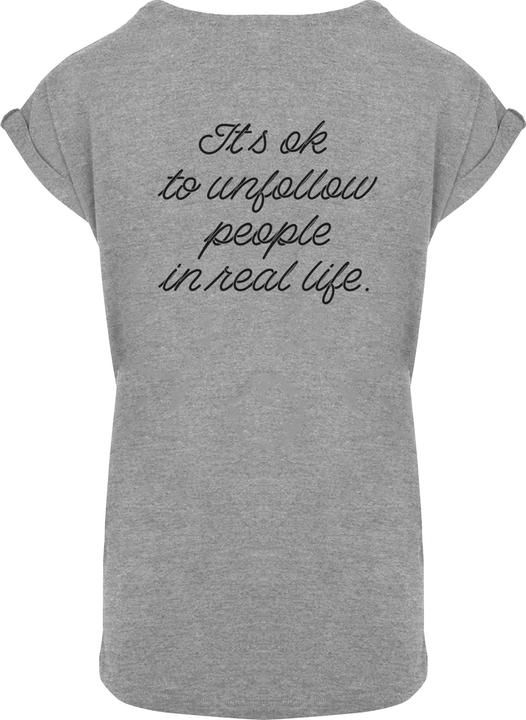 Produktbild Merchcode Ladies Heartbreak Extended Shoulder Tee - 111575 (L)