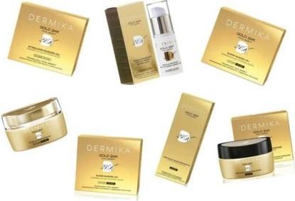 Produktbild Dermika Gold 24K Total Benefit Tages- und Nachtcremes, Augencreme, Crememaske (50 ml, Tag + Nacht)
