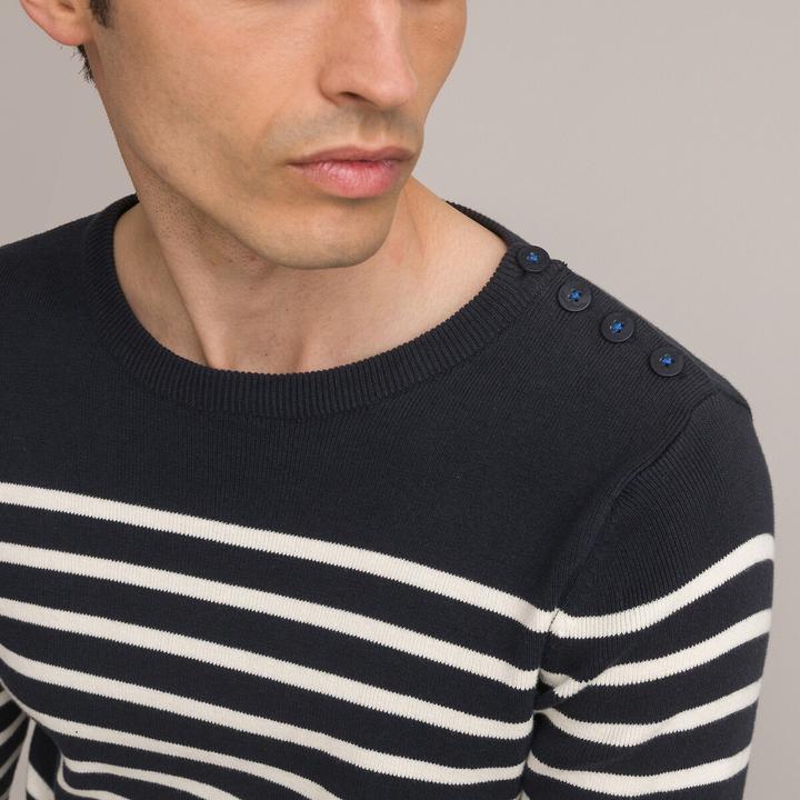 Actual product image La Redoute Collections Organic cotton sailor jumper (XL)