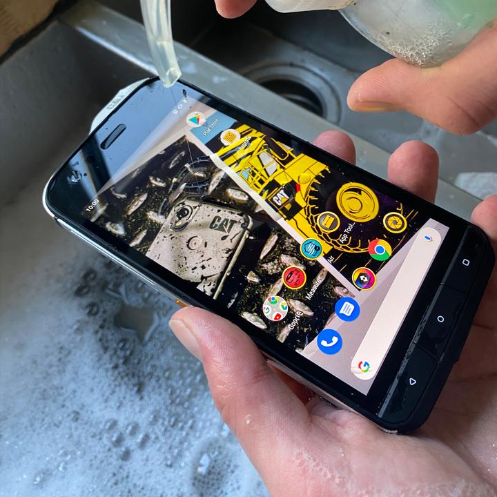 Actual product image Cat S61 (64 GB, Black / Silver, 5.20", Hybrid Dual SIM, 16 Mpx, 4G)