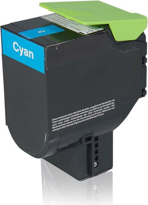 Image du produit Inkadoo Toner compatible avec Lexmark 24B6008 toner, cyan cyan (C)