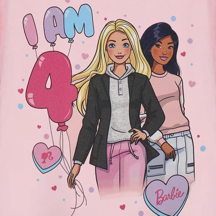 Produktbild Barbie TShirt Mädchen 4. Geburtstag kurzärmlig (116)