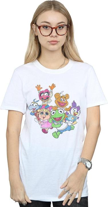 Immagine prodotto Disney The Muppets Muppet Babies Colour Group Maglietta Ampia Donna (5XL)
