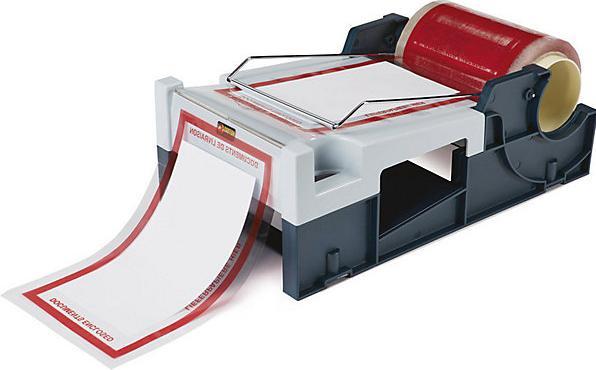 Actual product image kaiserkraft Dispenser for address protection film, for film width up to 150 mm, plastic.