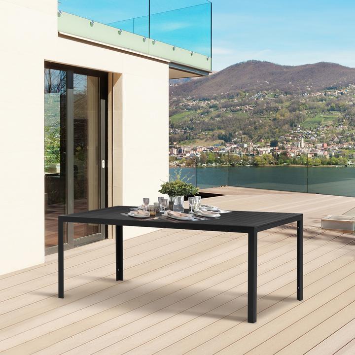 Actual product image Outsunny Polywood garden table (84.50 cm)