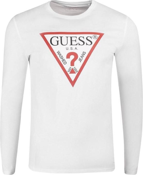 Immagine prodotto Guess t-shirt aniche lunghe con scollo rotondo original logo (M)