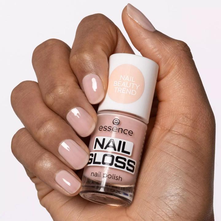 Image du produit essence Vernis à ongles Nail Gloss rose-touch (#FFC8B2 rose-touch, Vernis couleur)