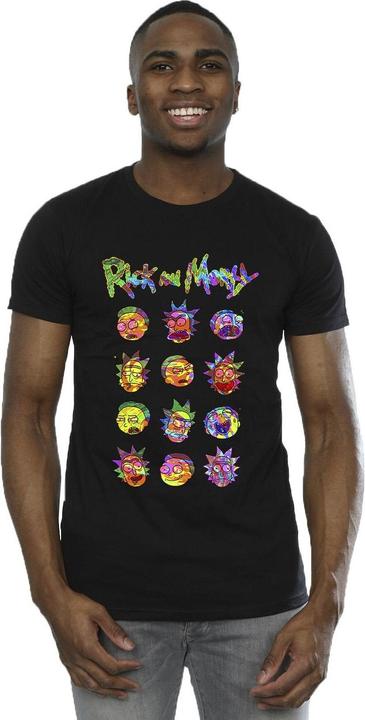 Produktbild Rick And Morty Tie Dye Faces TShirt (S)
