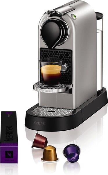 NESPRESSO CitiZ mit Entkalkungsset silber