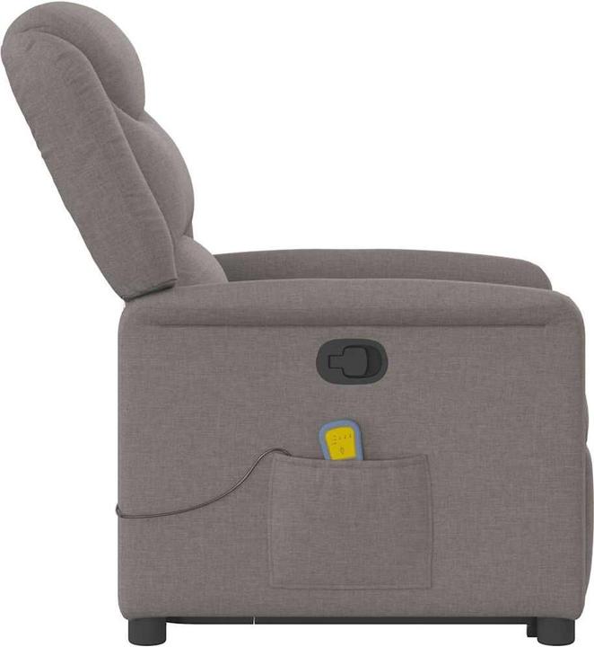 Produktbild VidaXL Massagesessel mit Aufstehhilfe Taupe Stoff