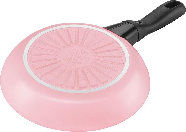 Actual product image Ballarini Caprera Frying Pan 1 Handle Pink (24 cm, Frying pan, Aluminium)