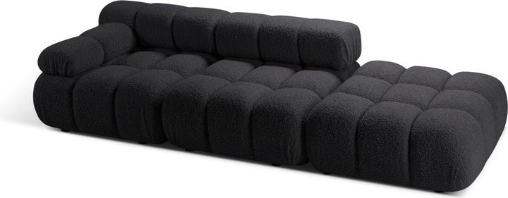 Actual product image Micadoni Velvet Left Modular Sofa, "Bellis", 4 Seats, 282x94x70 Made in Europe (2 person sofa, 3-seater, 4-seater)