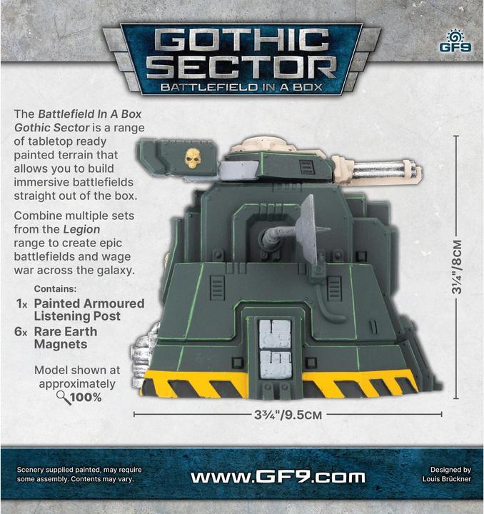 Image du produit Gale Force Nine Gothic Sector : Legion Armoured Listening Post (x1)